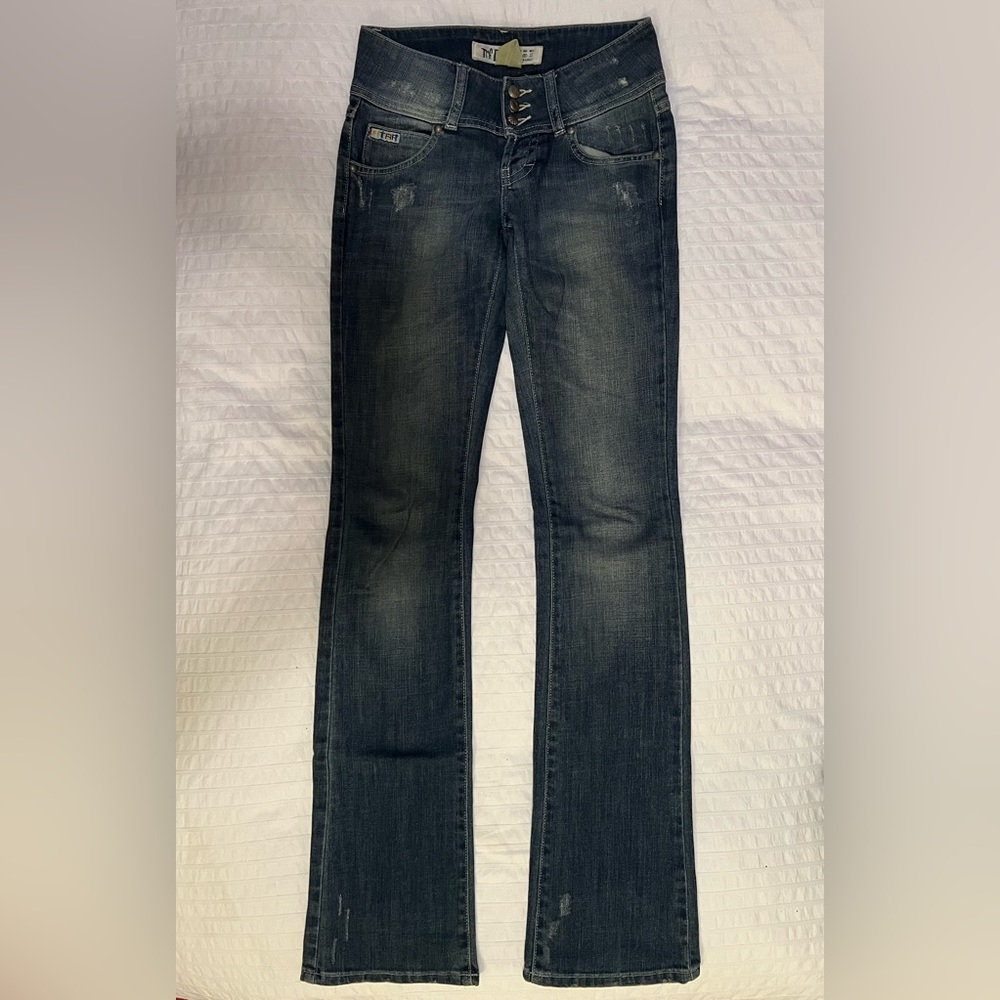 Zara trf denim size 00 bootcut. Worn condition.